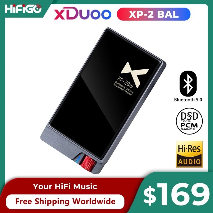 xDuoo XP-2 BAL HD Bluetooth USB DAC/AMP Balanced Headphone Amplifier