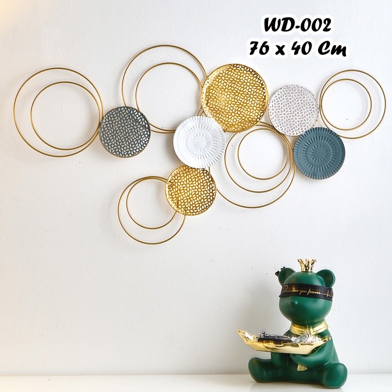 WALL DECOR CIRCLE WallDecor Hiasan Dinding / WALL Decor Nordic /Ornaments / pajangan besi /