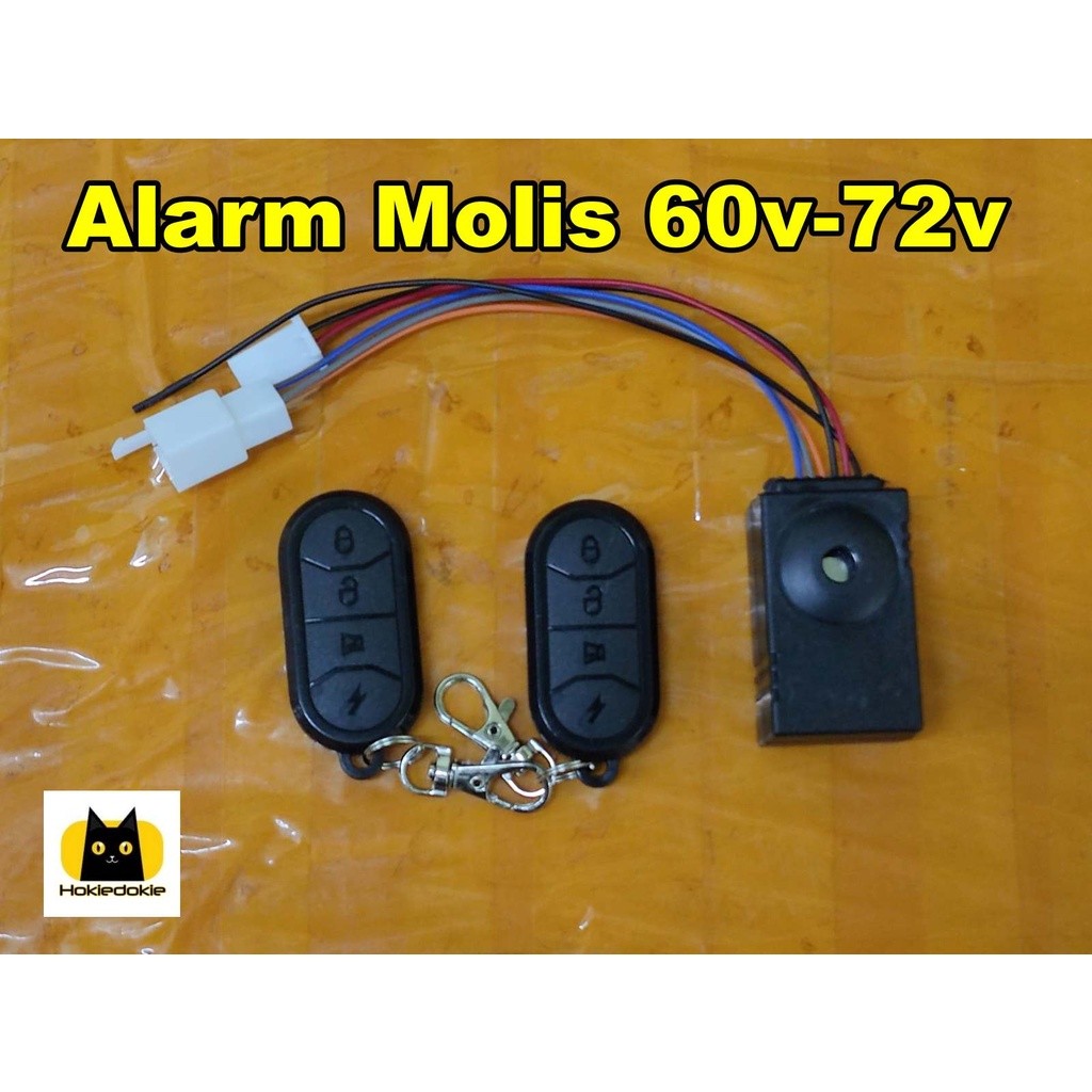 Alarm Remote Motor Listrik 60v 72v Gesits Votol Fardriver