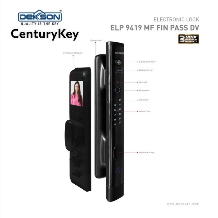 Top Electronic Lock Dekkson Elp 9419 Mf Fin Pass Dv -