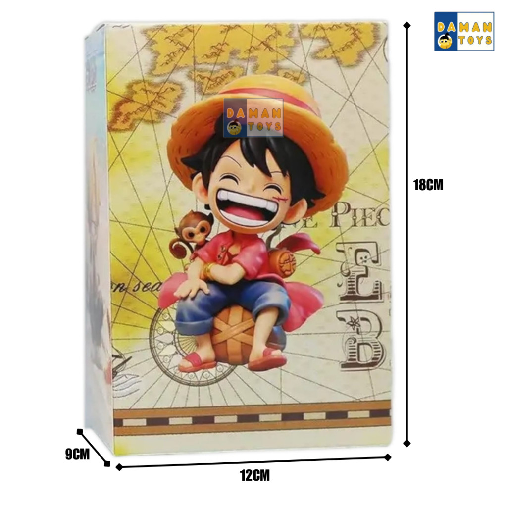 One Piece Action Zoro Roronoa Resin Lufyy Koleksi Pajangan Anime