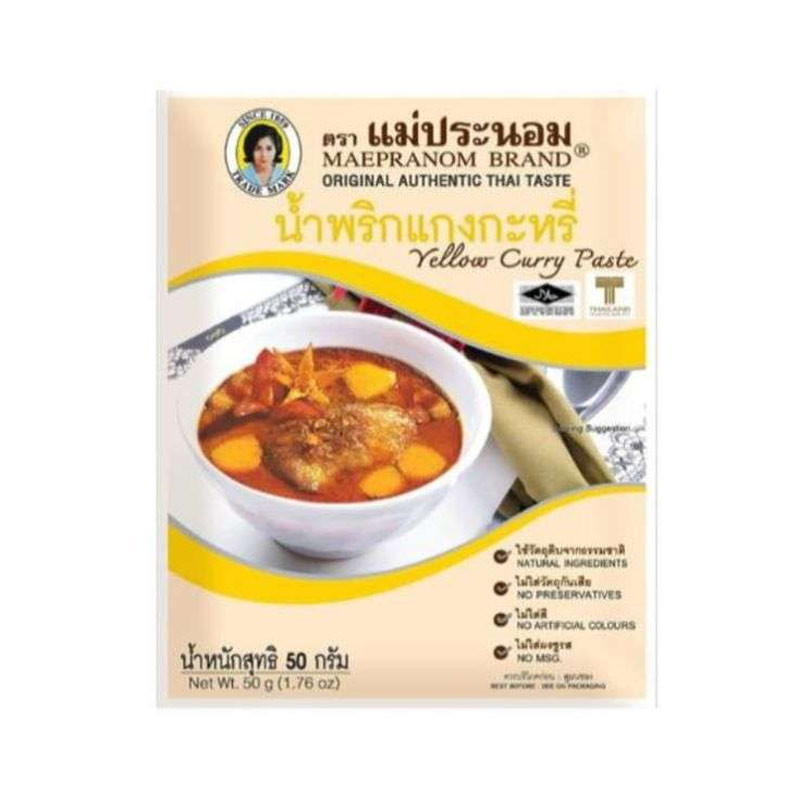 

Maepranom Curry Paste - Yellow [50 G/ Kemasan Sachet] Best Seller