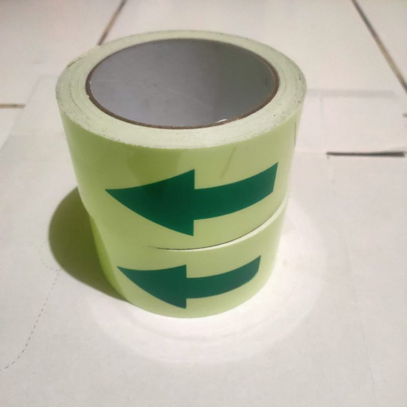 

Stiker fosfor Sticker Glow In The Dark Tape / Stiker fosfor panah 5cm x 10 meter