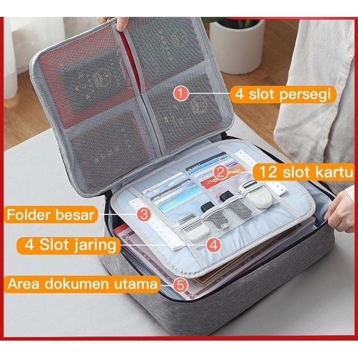 

Promo Tas Penyimpanan Sertifikat Tas Dokumen Bag Tempat Dokumen Penting Tas Multifungsi Berkualitas