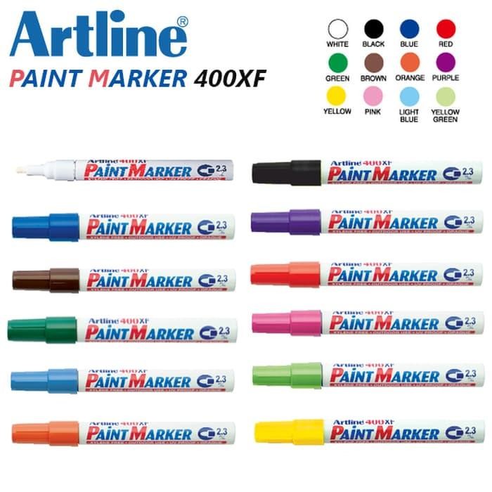 

Ready JT Artline Paint Marker 400XF Spidol Warna Permanen Permanent Berkualitas
