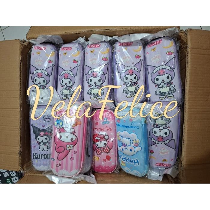 

Ready JT Tempat Pensil Timbul 3D Karakter Sanrio ( Kuromi / Cinnamoroll / Melody ) / Unicorn / Bunny