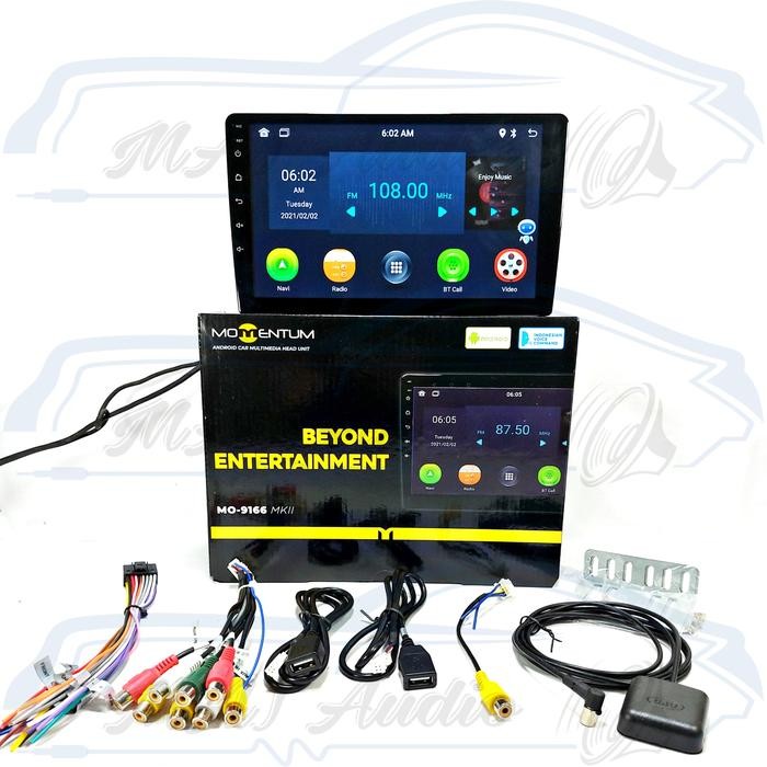 Head unit Android MOMENTUM MO-9166 9 inch IPS SCREEN TERLARIS