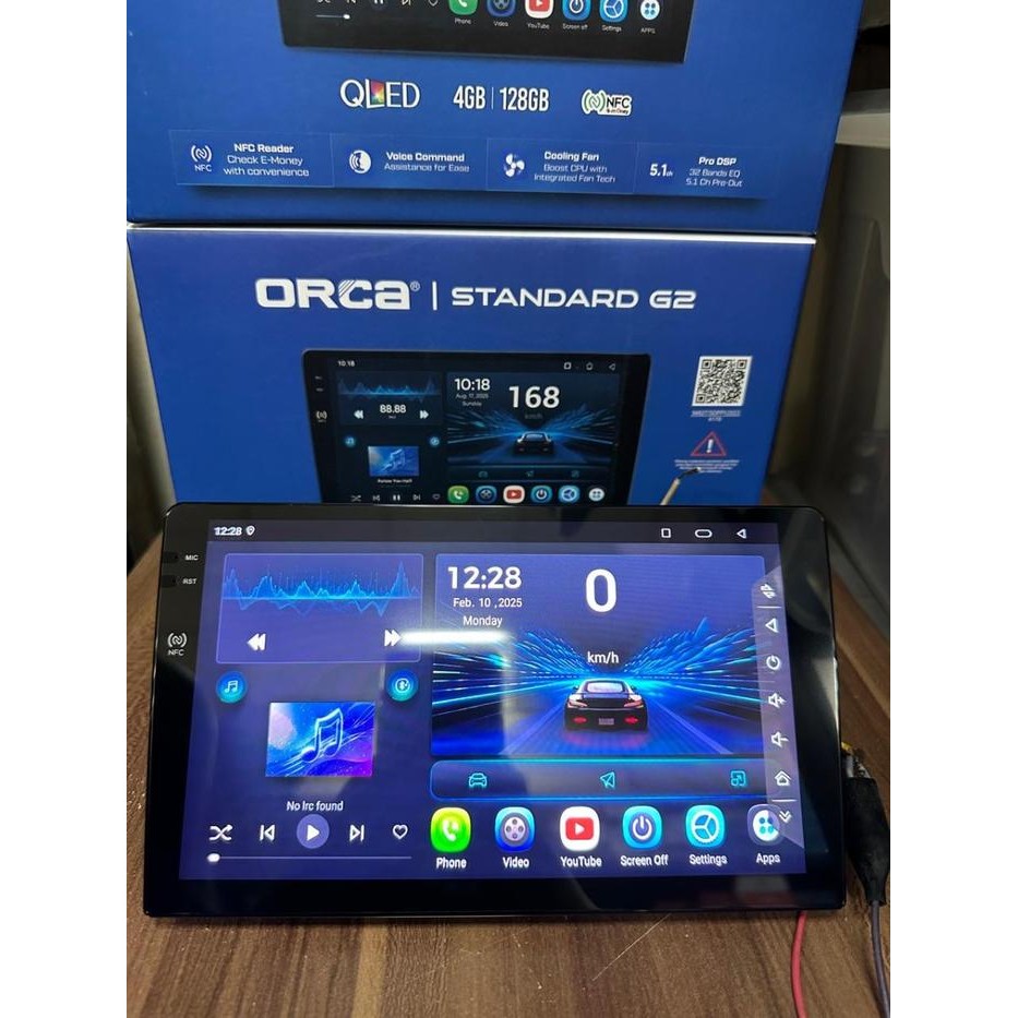 HEAD UNIT ANDROID ORCA 10in ADR-1088 /DOUBLE DIN ORCA ANDROID ADR-1088 TERLARIS