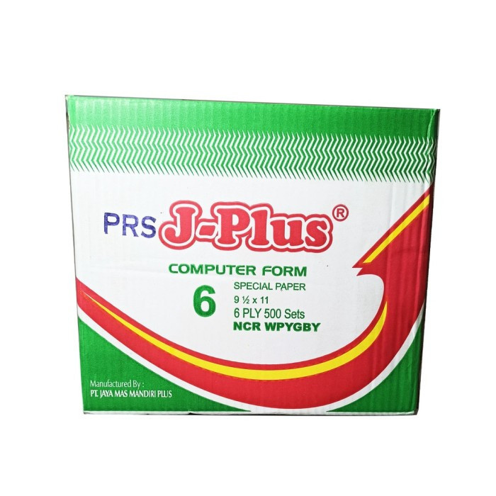 

J-PLUS - Continous Form 91/2 x 11 6 Ply ( K6 J-plus ) NCR - Box
