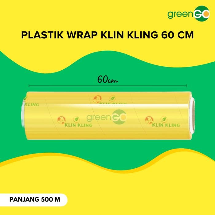 PLASTIK WRAPPING MAKANAN 60 CM KLIN KLING 500 METER PLASTIK WRAPPING FOOD GRADE