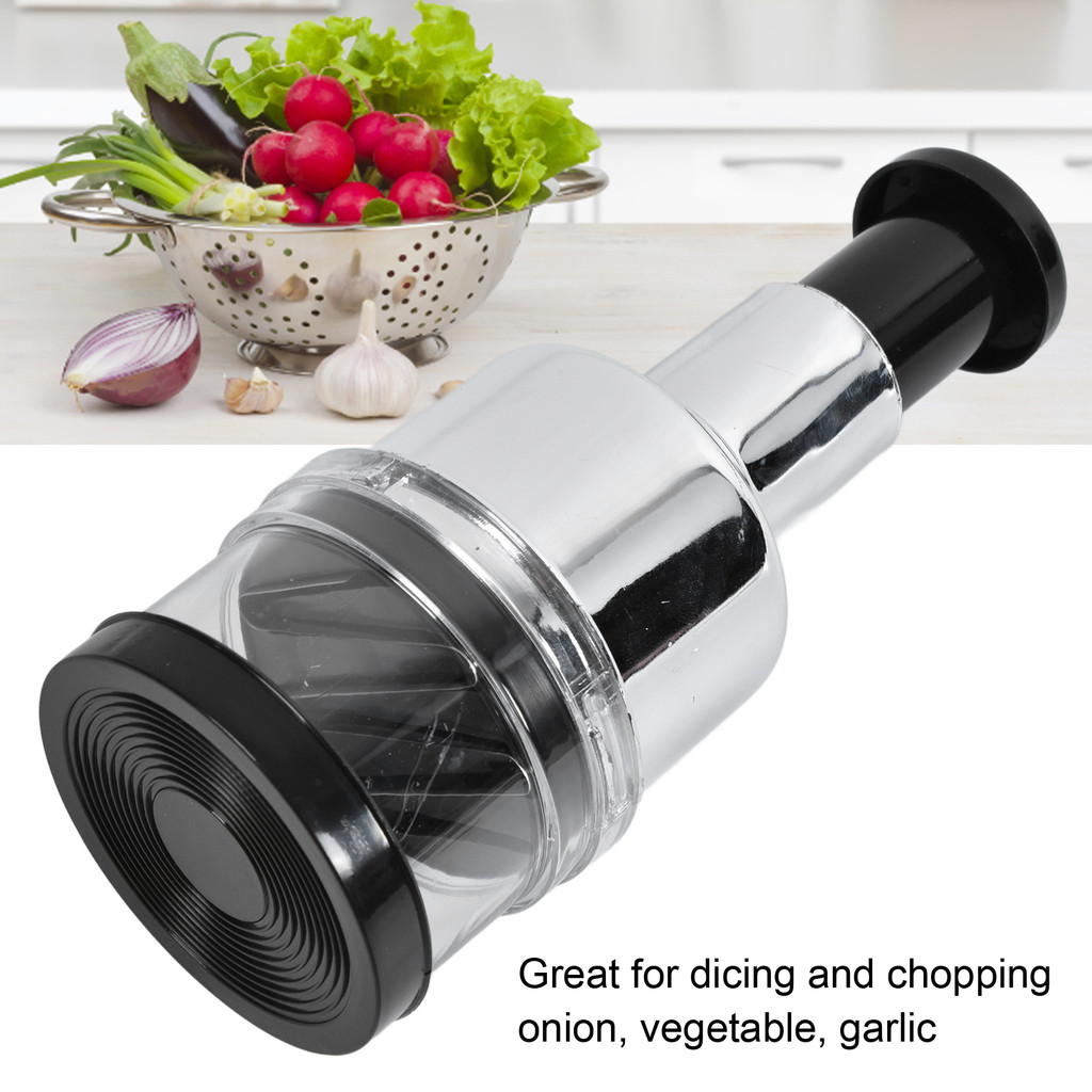 Manual Food Chopper Vegetable Chopper Onion Press Chopper Hand Vegetable Chopper Stainless Steel Man
