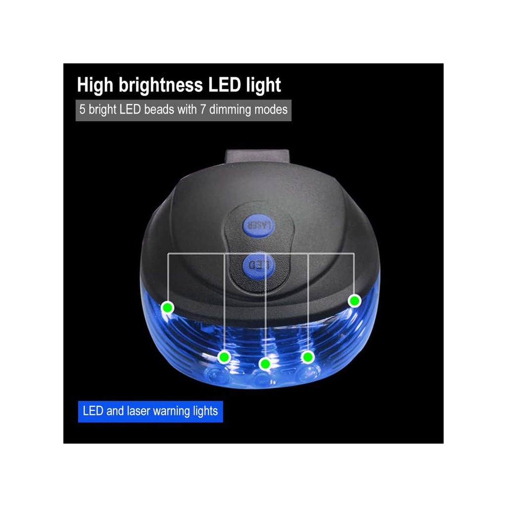 Parallel Line Safety Warning Lights, Bicycle Rear Lights, Tail Lights, Mountain Bike Riding Equipmen