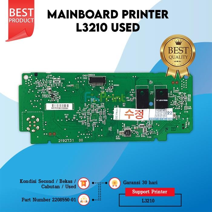 MAINBOARD EPSON L3210 MOTHERBOARD EPSON L 3210 BOARD L-3210 CABUTAN