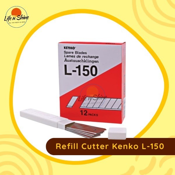 

ISI CUTTER KENKO L 150 ISI PISAU CUTER L150 REFILL KATER BESAR Box Sekotak