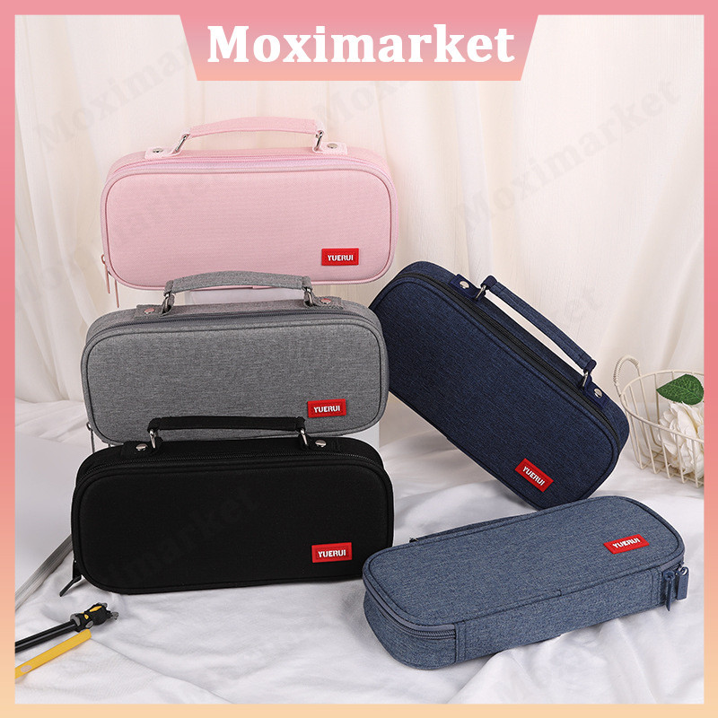 

Pensil Pencil Case Large Capacity Transparan /Tempat Pensil Ritsleting Kapasitas Besar Kotak Pensil