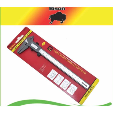 

Sigmat Besi 6" Inch Blister Penggaris 150 Steel Vernier Caliper Merk BISON