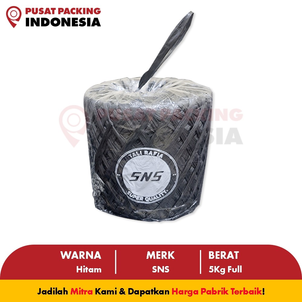 

Tali Rafia Hitam 5 KG Tebal (PUSAT PACKING INDONESIA)
