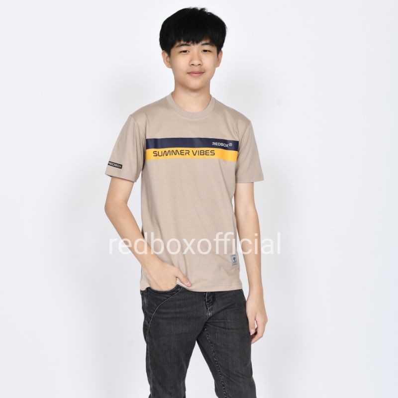 redbox baju kaos anak laki laki tanggung junior remaja usia 9-17tahun premium combed coksu