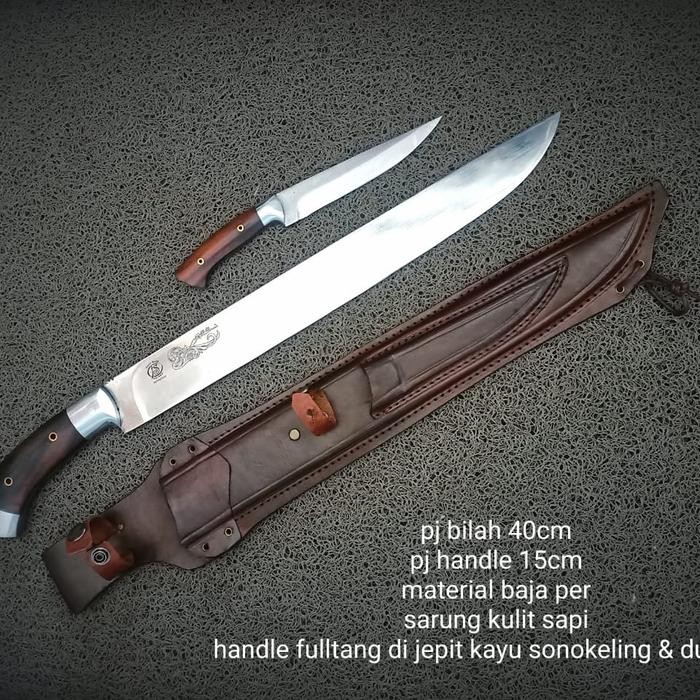 PREMIUM Paket Pisau jagal sembelih bilah 40cm