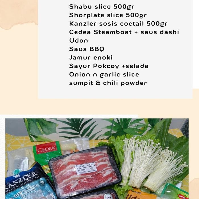 PREMIUM paket grill barbeque steamboat lengkap