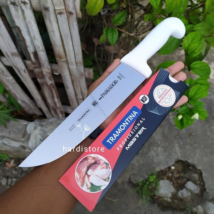 PREMIUM Pisau Sembelih 8 inch Tramontina Butcher Passador 24421/088 Original