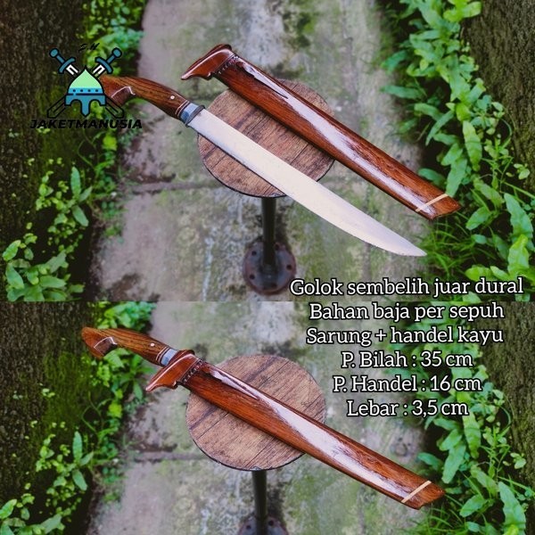 PREMIUM JM golok sembelih sapi dan kambing ukuran sedang