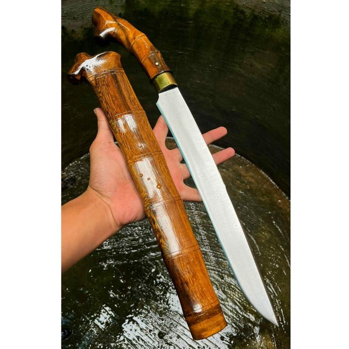 PREMIUM UNIK GOLSEM PETUK PETHUK Golok Sembelih Hewan Model Bambu PER BAJA
