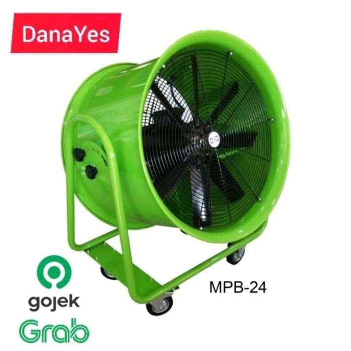 Blower Kipas Portable Ventilator Blower Penyedot Penghisap Hawa Udara Panas 8 " 10 " 12 " 14 " 16 "