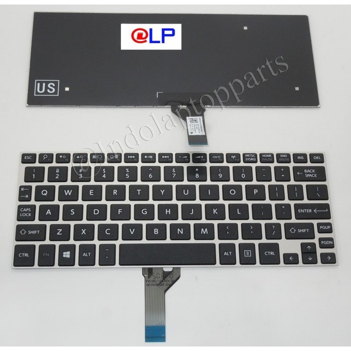 [Expert] Keyboard Toshiba NB10 NB10-A NB10T-A NB15-A Black