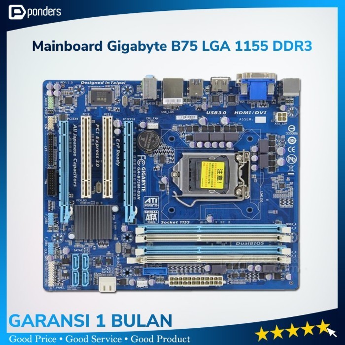 [Expert] Mainboard Gigabyte B75 LGA 1155 Ivy - DDR3