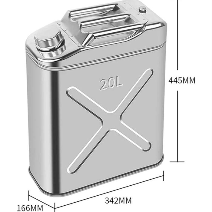 Jerigen Stainless Steel 20 Liter Food Grade