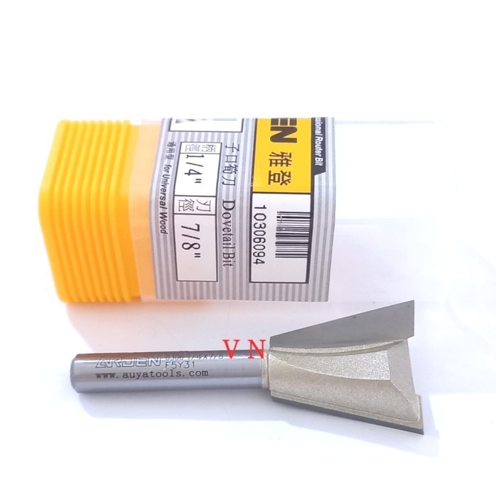 Router/il 22 mm ( 1/4 x 7/8 ) Dovetail Bit ARDEN