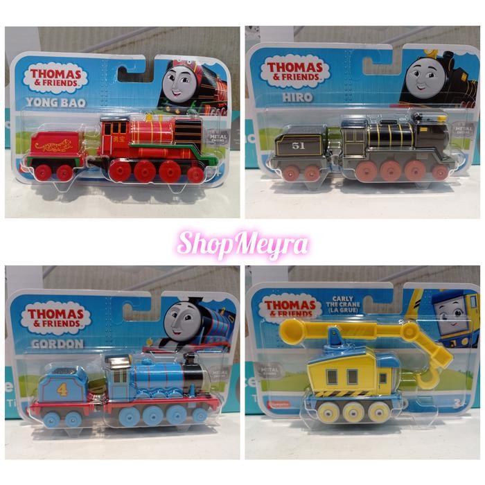 BerkahToys-- Mainan Diecast Kereta Thomas and Friends Yong Bao, Hiro, Gordon, Carly