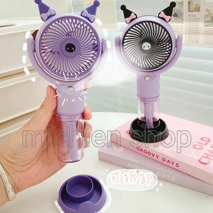 KIPAS ANGIN NANO SPRAY 3 KECEPATAN ANGIN MINI HUMIDIFIER FACE 2 IN 1 MINI DENGAN