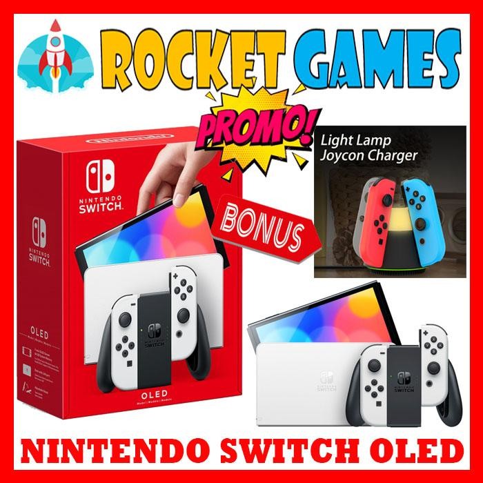 Seru- Console Nintendo Switch Oled / Mesin Nintendo Switch Oled White