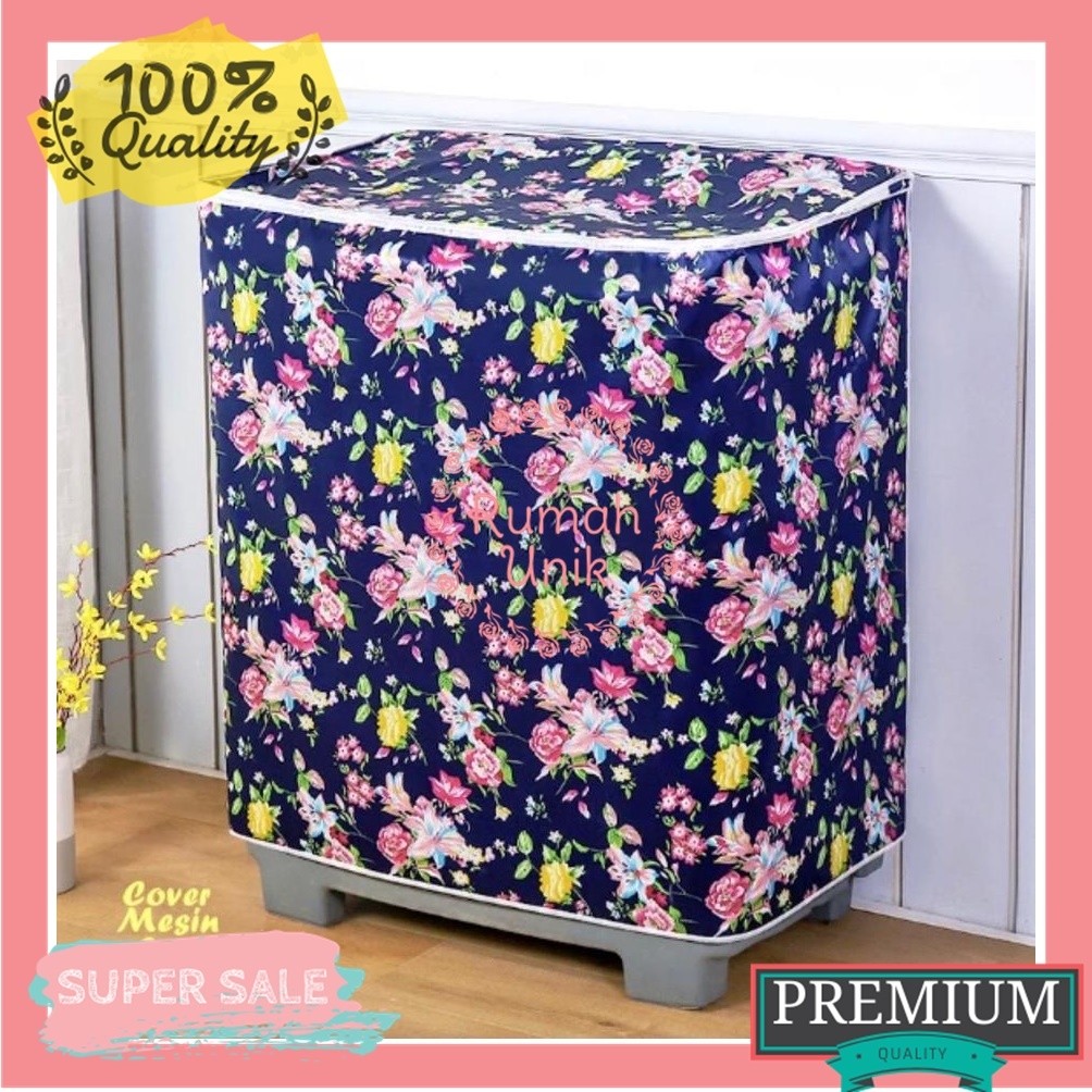 Cover Mesin Cuci 2 Tabung Buka Atas Waterproff Sarung Mesin Cuci 2 Tabung Tutup Mesin Cuci 2 Tabung