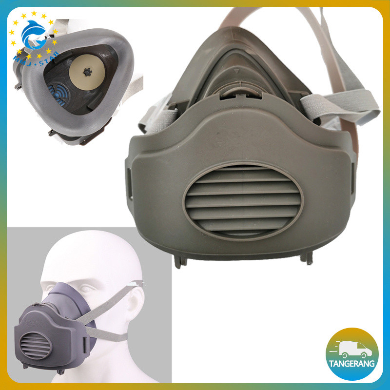 Masker Gas Respirator Filter/Pelindung Debu Gas Mask/Masker Polusi