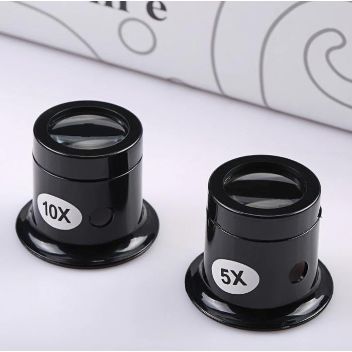 

Ready JT Kaca Pembesar 5x 10x Eye Loop reparasi eye microscope eye piece jam hp