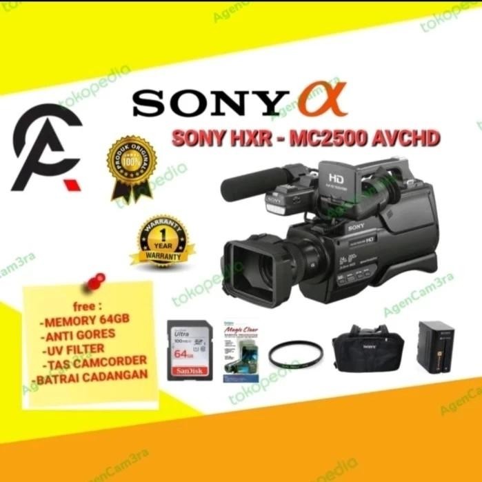 CAMCORDER SONY MC 2500 / HANDYCAM SONY HXR-MC2500 AVCHD
