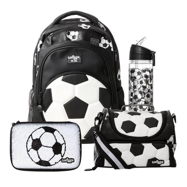 Smiggle Tas Anak Sekolah Ransel Backpack Luncbag Soccer Bola