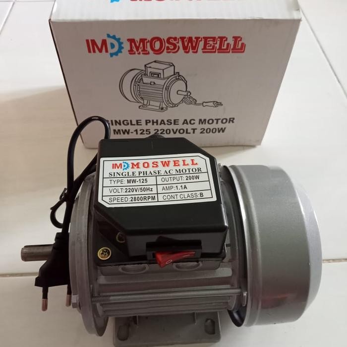 Dinamo Motor Moswell Parutan Kelapa 200watt