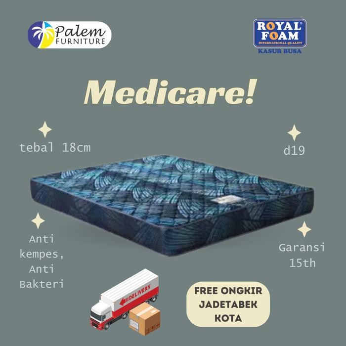 KASUR BUSA SUPER ORTHOPEDIC ROYAL NEW MEDICARE REBOUNDED