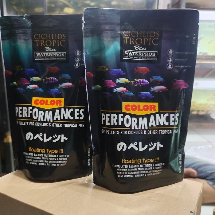 Pawretty- pelet ikan cichlid Waterpros Performance 75gr