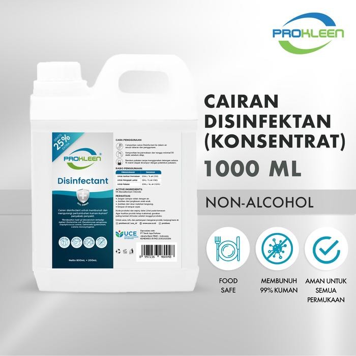 Meowz- Disinfectant Antiseptik Konsentrat Cairan Desinfektan PROKLEEN 1L