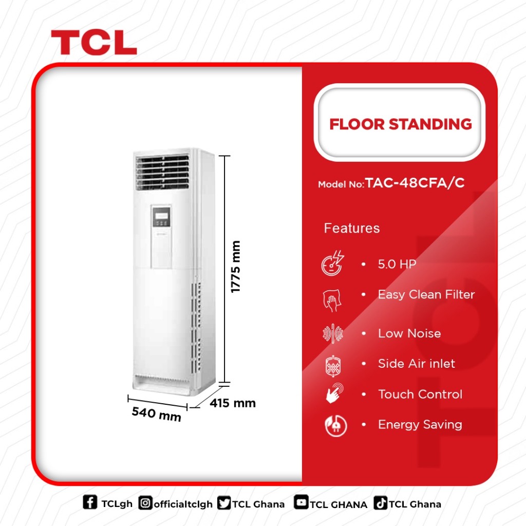 TCL 5 PK 48CFA / TAC 48 CFA/C AC STANDING 5PK TAC-48CFA/C - TAC48CFA 5PK