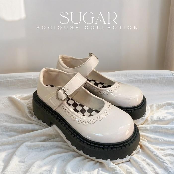 Sepatu Docmart Mary Jane Shoes Wanita Sepatu Flat Loafers Wanita