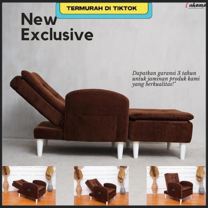 Terlaris Sofa Minimalis Lipat / Sofa Santai Single Seat Multifungsi Furniture Indoor & Outdoor