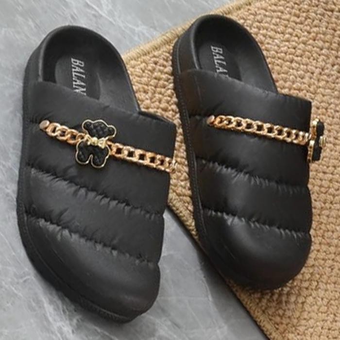 Sandal Selop Wanita Import Korea Balance Slop Jelly Bapau Empuk Lucu