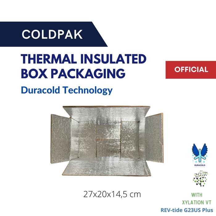DAPATKAN COLDPAK THERMAL INSULATED COOLER BOX PACKAGING FROZEN HAMPERS MAKANAN DAN MINUMAN MDU