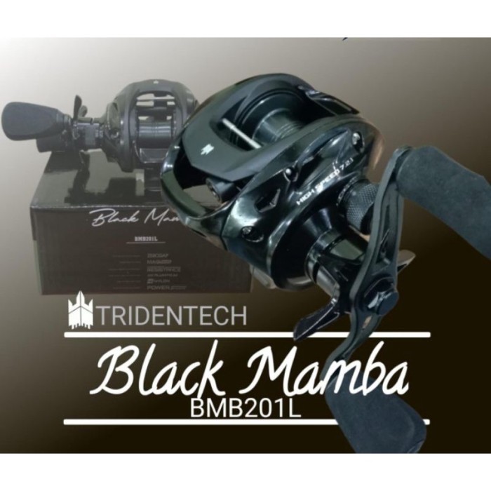 Unik reel BC TRIDENTECH BLACK MAMBA Diskon